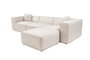 Atelier Del Sofa Lora Sofá Esquinero Marrón Claro